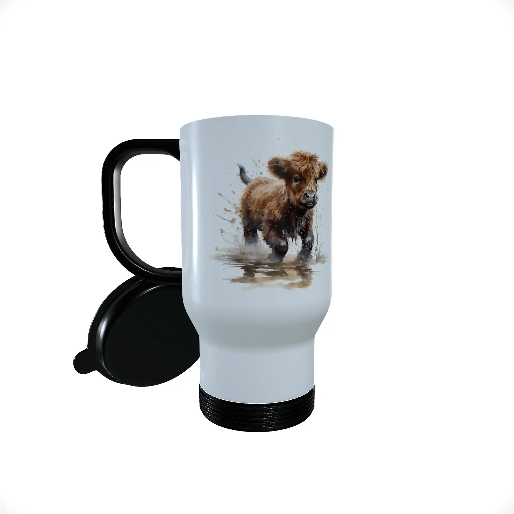 Highland Cow Travel Mug, Highland Cow Travel Mug, Thermal Coffee